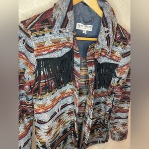 Idyllwind fringe western jacket.  Woman’s size small.